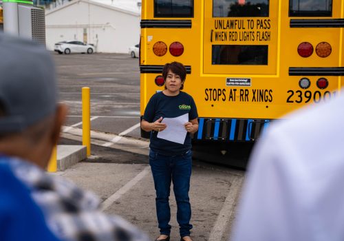 A Milestone for a #CleanRide4Kids: Celebrating the First Electric School Bus in Clark County